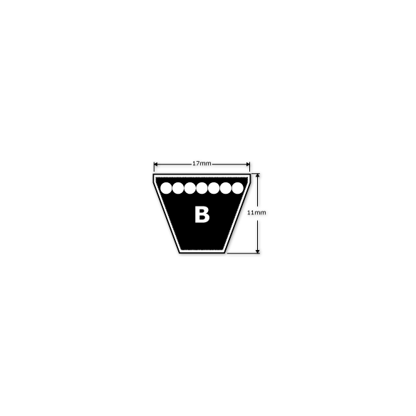 B47 17 x 11 x 1194 mm Internal - B Section V Belt