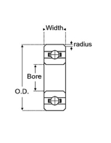 6205-ZZ  Branded Bearing